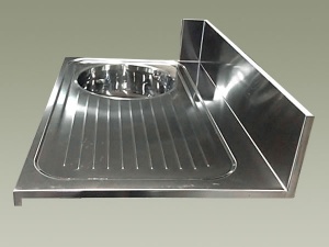piani cucina inox